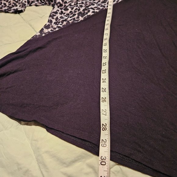 Black and Animal Print Top - Picture 7 of 7